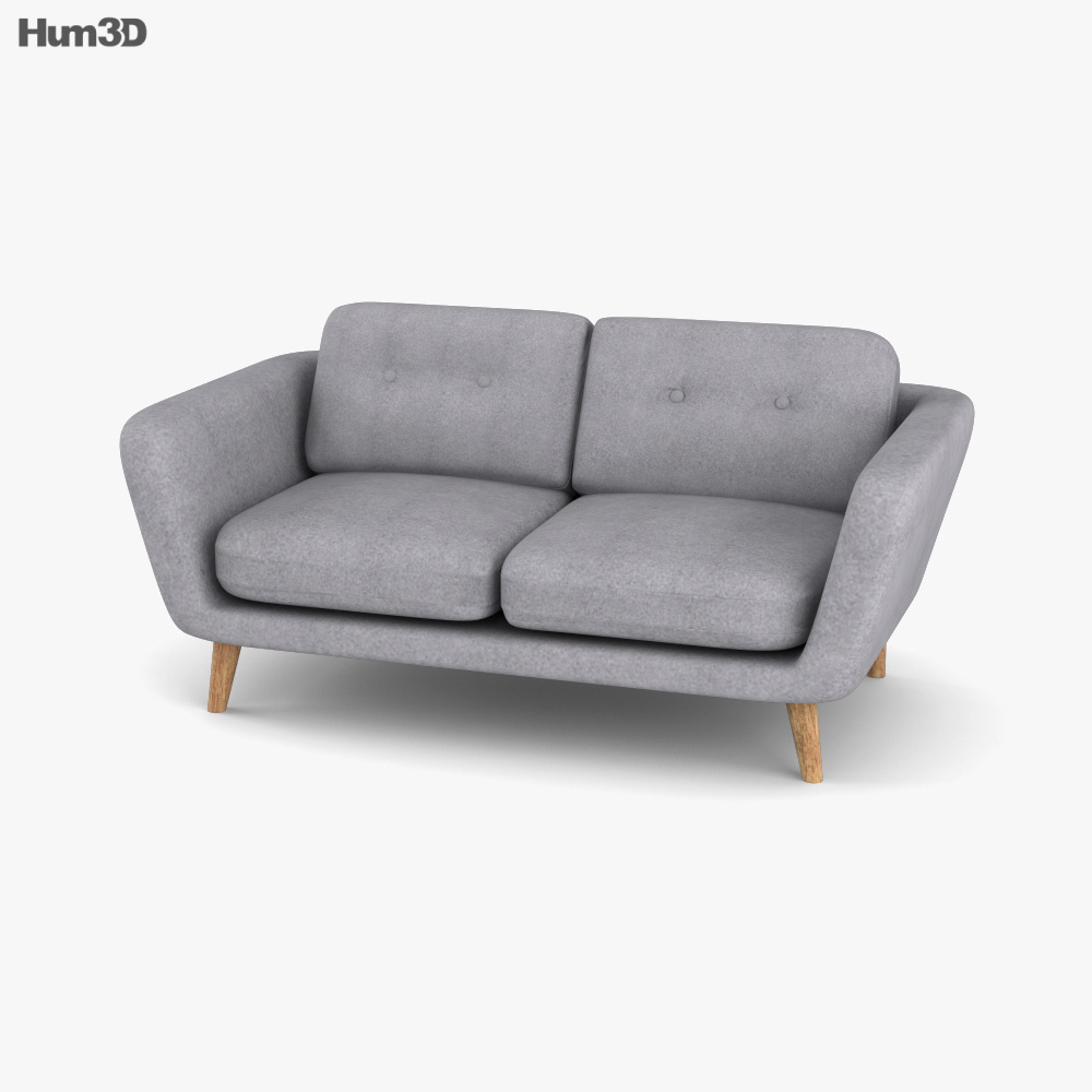 John Lewis Arlo Medium Sofa 3d model