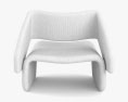 Jorge Zalszupin Ondine Lounge chair 3d model