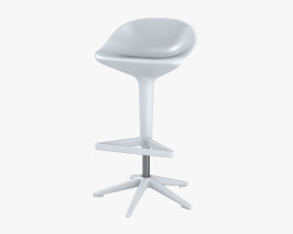 Kartell Spoon stool 3D model