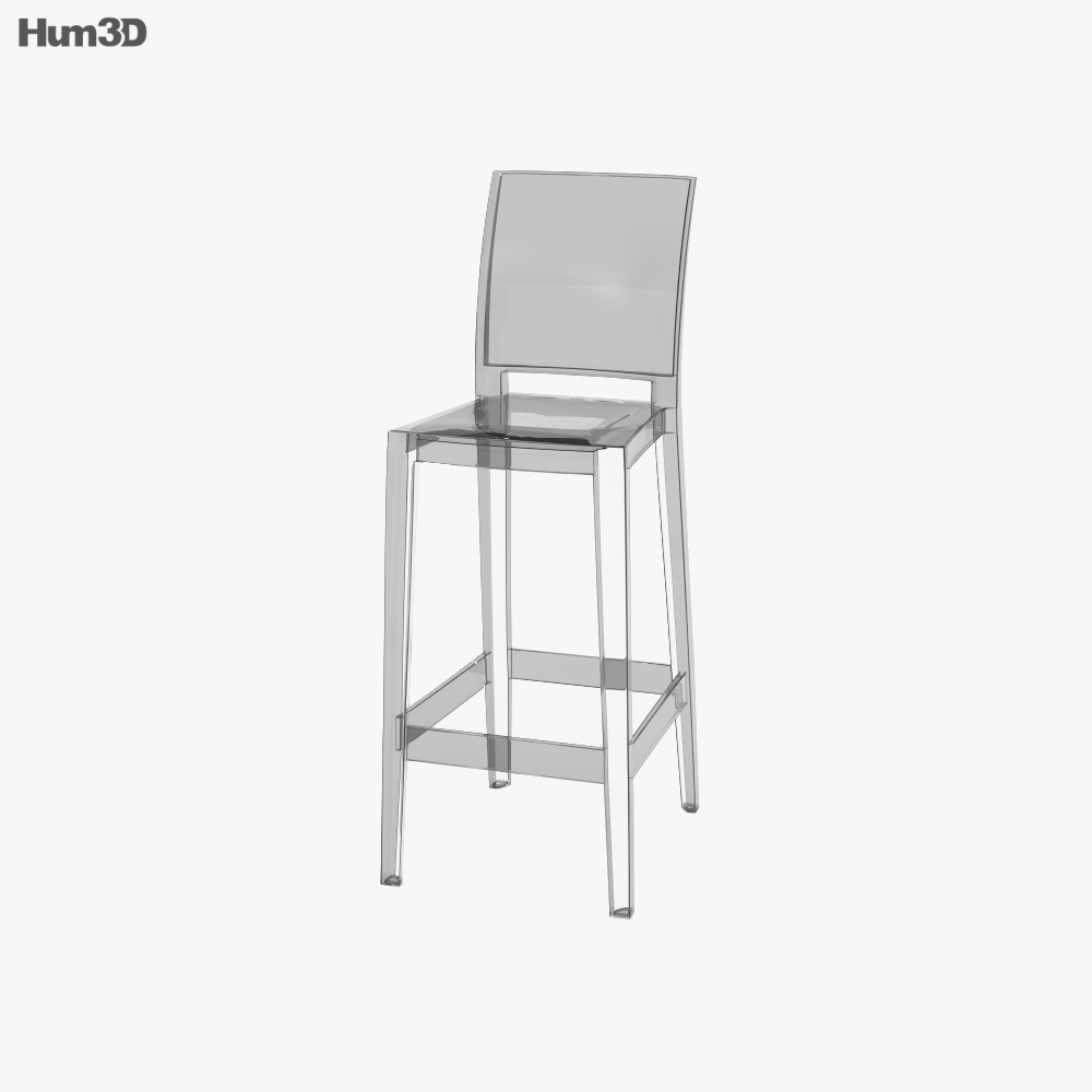 Kartell One More Bar stool 3D model