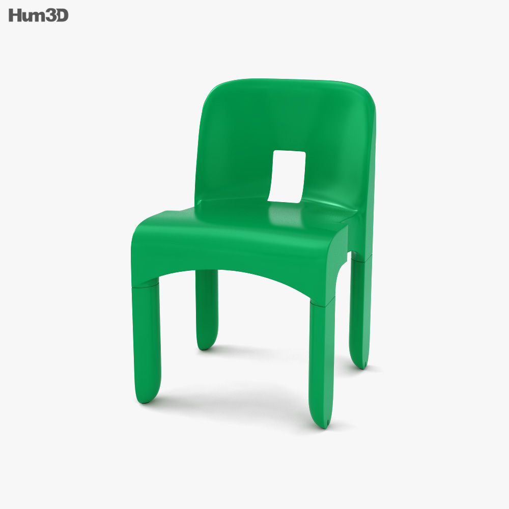 Kartell Joe Colombo Sedia Universale Chair Modello 3D