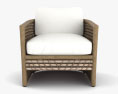 Keaton Capitola Rattan Lounge chair 3D модель
