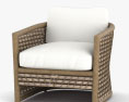 Keaton Capitola Rattan Lounge chair 3D модель