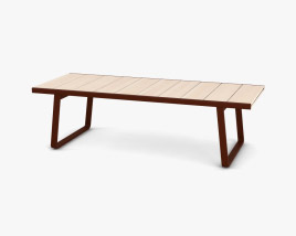Kettal Bitta Dining table 3D model