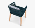 Kettal Bitta Dining 扶手椅 3D模型