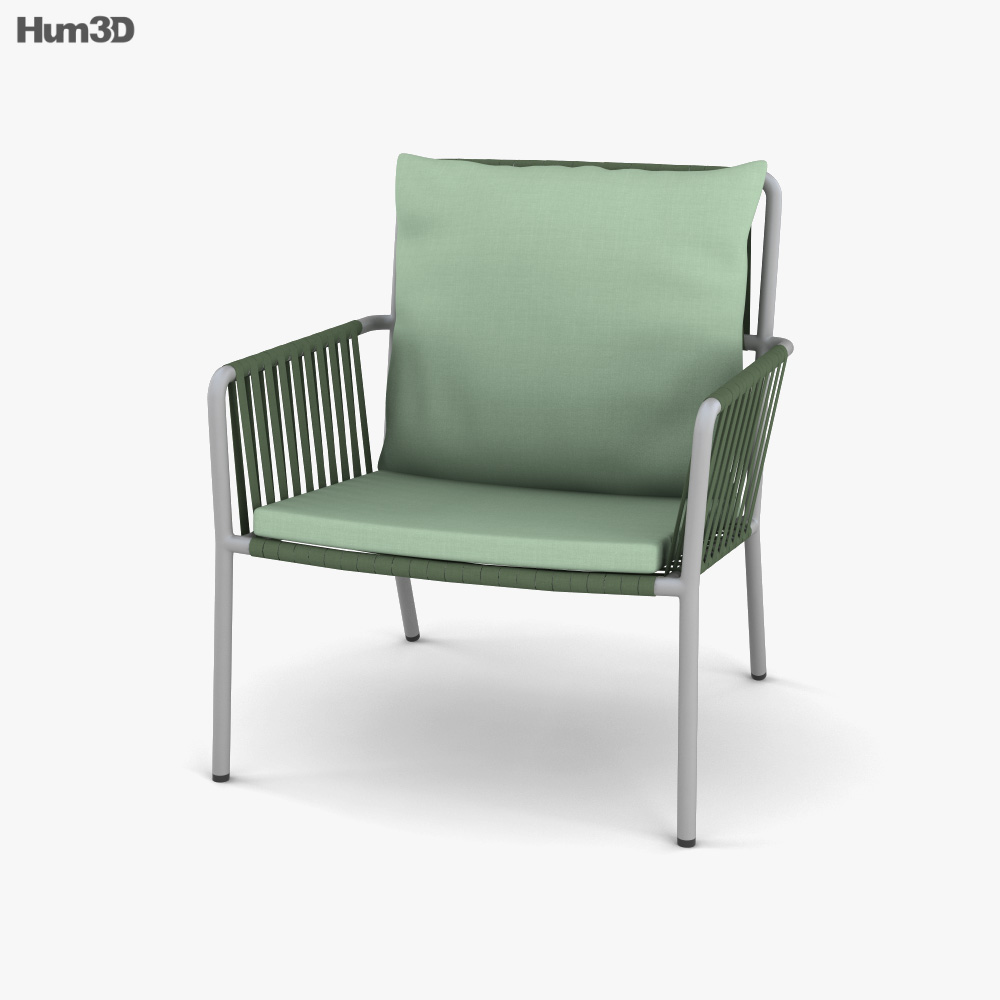 Kettal Net Club 扶手椅 3D模型
