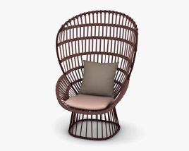 Kettal Cala Club 扶手椅 3D模型