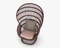 Kettal Cala Club Armchair 3d model