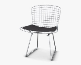 Knoll Bertoia Cadeira Lateral Modelo 3d
