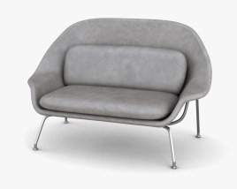 Knoll Womb Sette Sofa 3D model