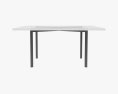 Knoll Ludwig Mies Van Der Rohe Barcelona Table 3d model
