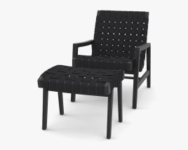 Knoll Risom Lounge chair 3D модель