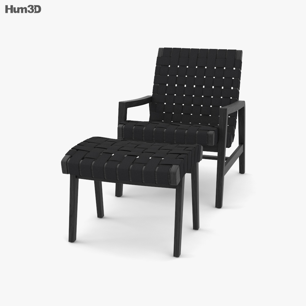 Knoll Risom Lounge chair 3D model