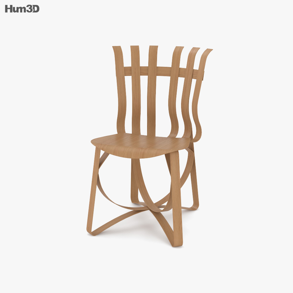 Knoll Hat Trick Chair 3D 모델 
