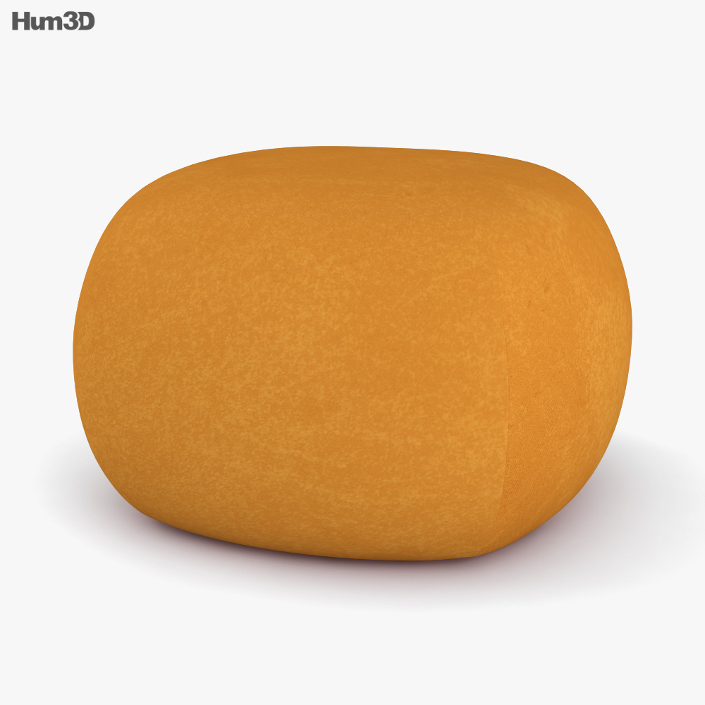 Ligne Roset Pukka Footstool Modelo 3d