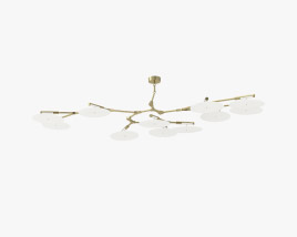 Lindsey Adelman Branching Disk Leuchte 3D-Modell