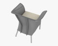 Lloyd Loom Montpellier 肘掛け椅子 3Dモデル