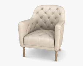 Loaf Reader Armchair 3D model