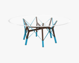 Louis Vuitton Serpentine Tisch 3D-Modell