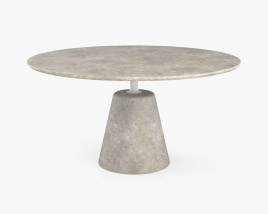 MDF Itali Rock Tisch 3D-Modell