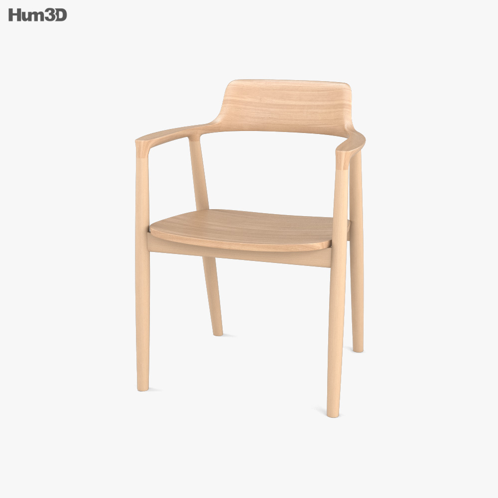 Maruni Hiroshima 肘掛け椅子 3Dモデル 家具 on Hum3D