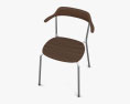 Maruni Hiroshima Stackable 扶手椅 3D模型