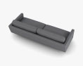 Maruni Hiroshima Wide Two-Seat sofa 3d model