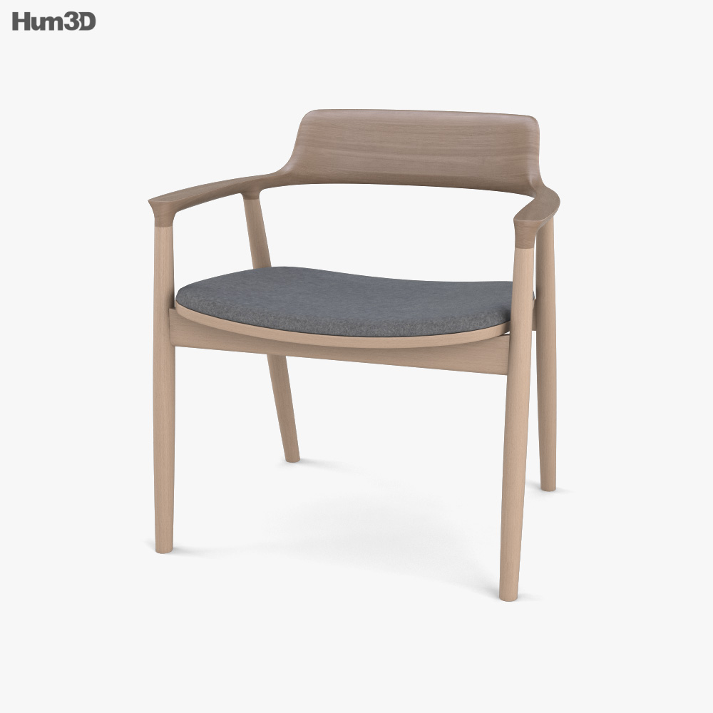 Maruni Hiroshima Lounge chair Modello 3D