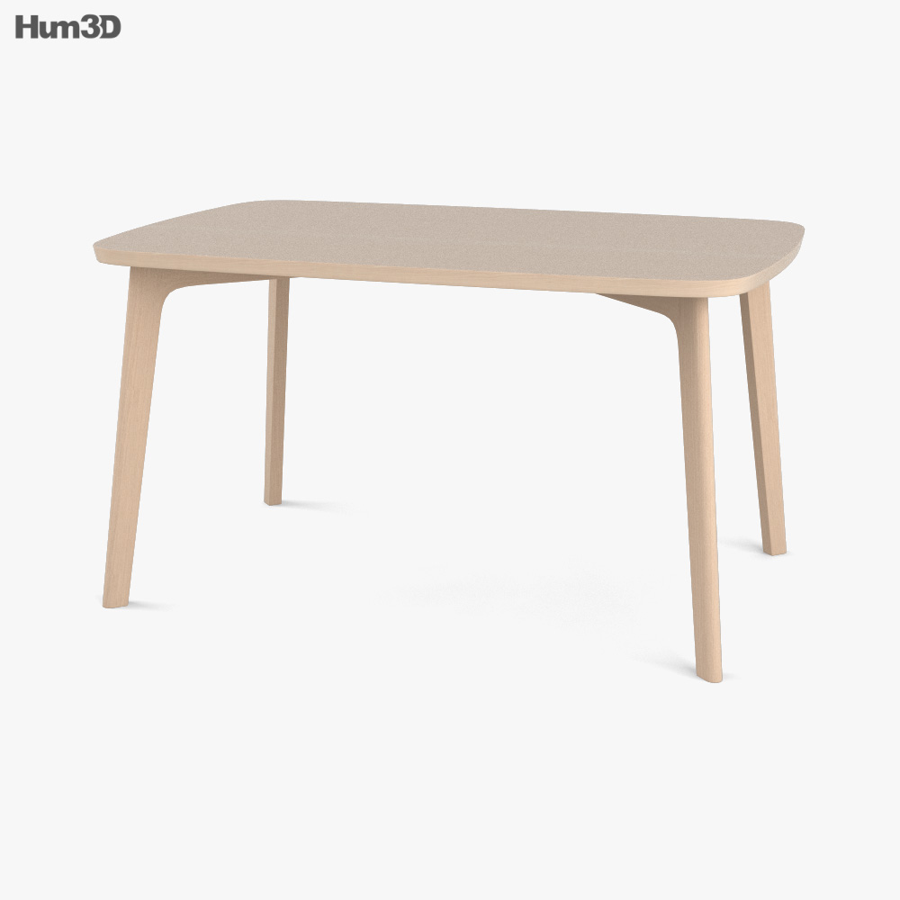 Maruni Hiroshima Rectengular High Table 3D model