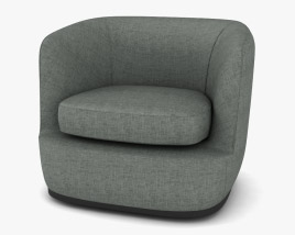 Maxalto Apollo 扶手椅 3D模型