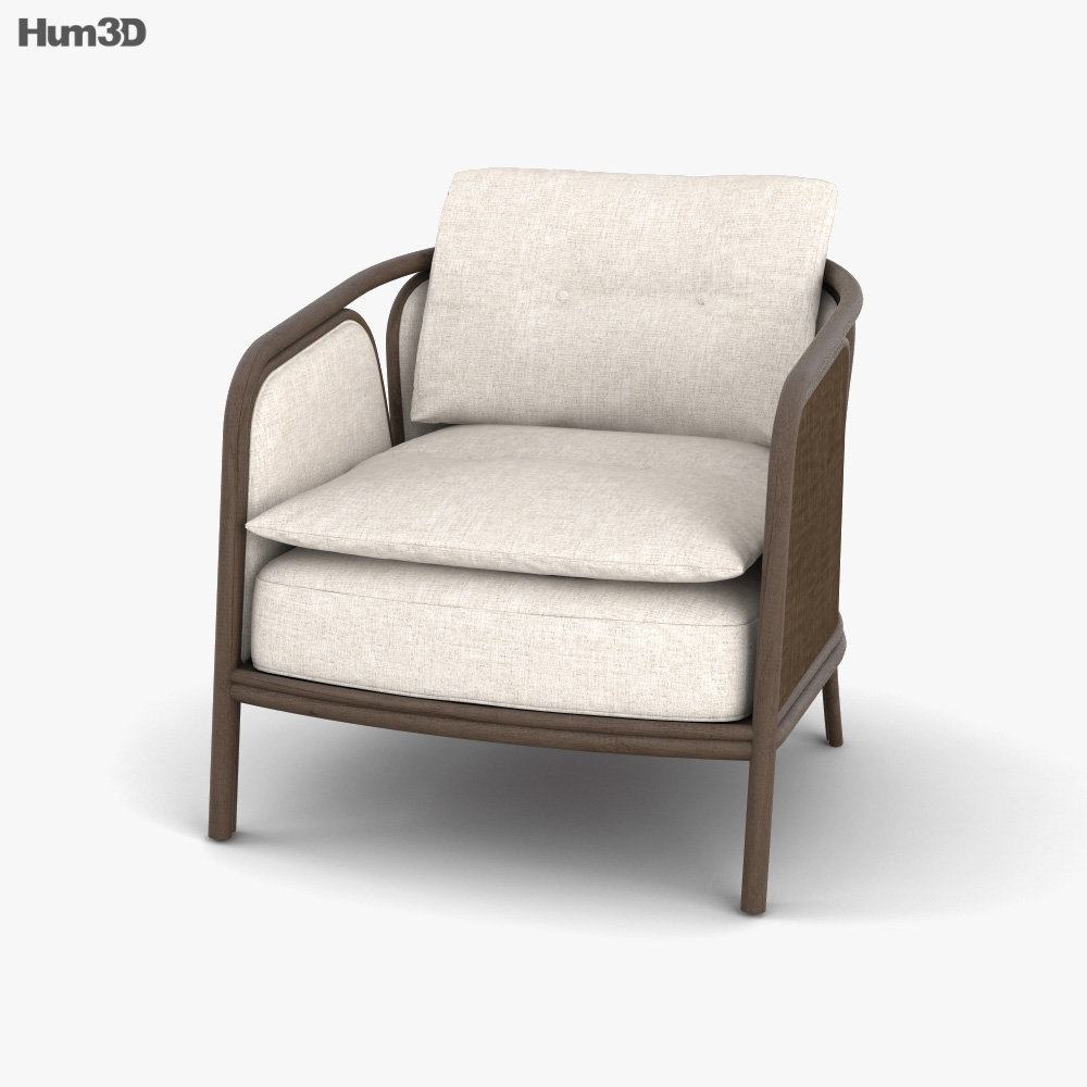 Mcguire Ojai Cadeira de Lounge Modelo 3d
