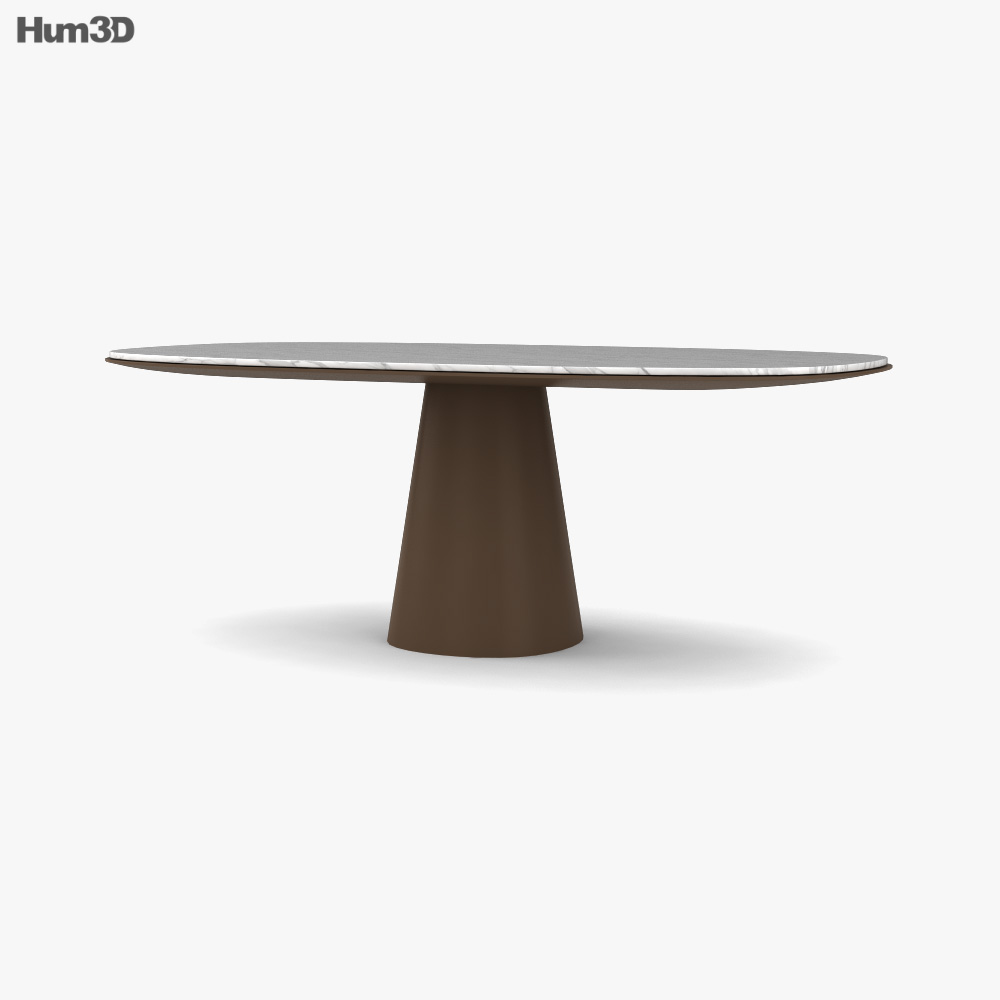 Meridiani Owen Dining table 3d model