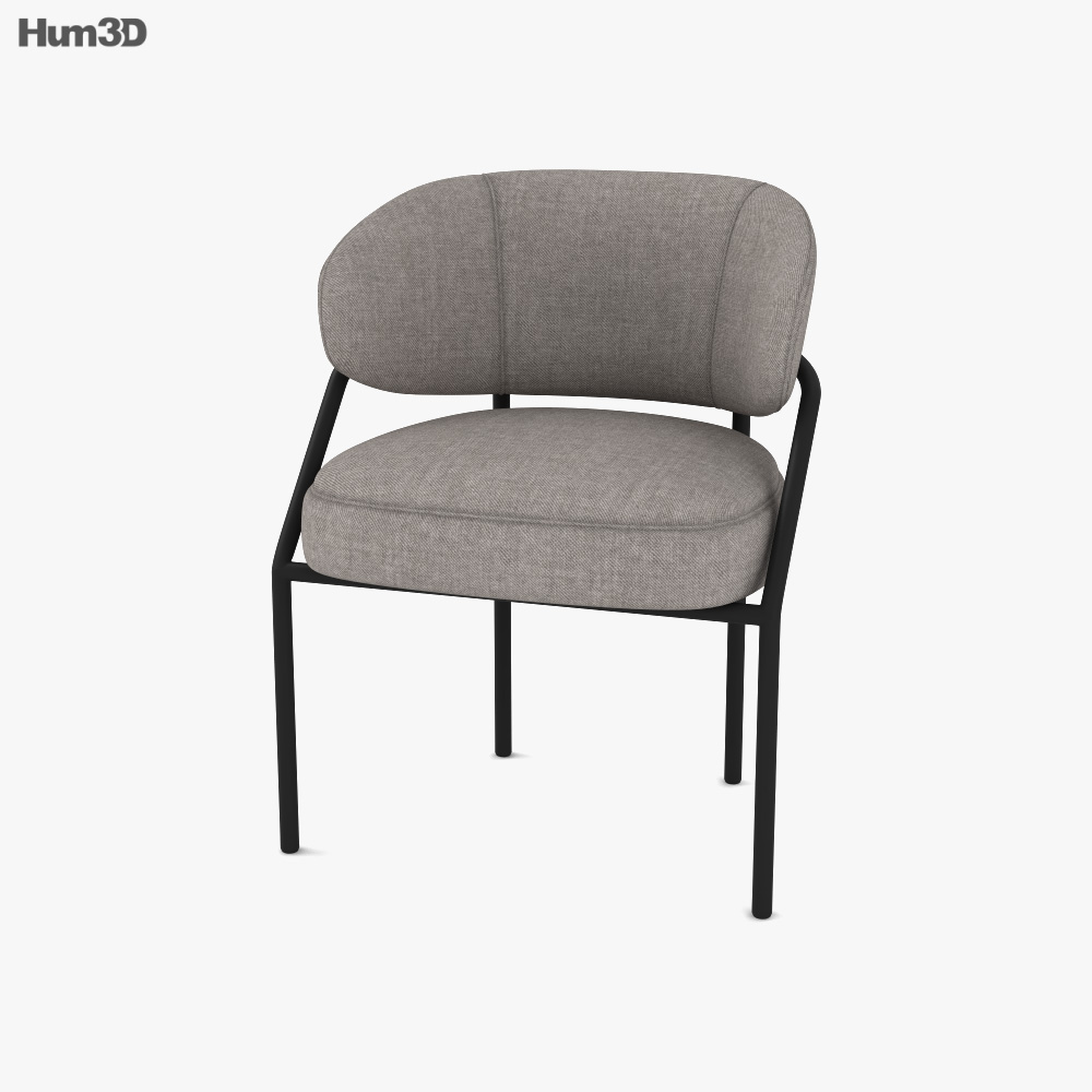 Meridiani Isetta Chair 3D model