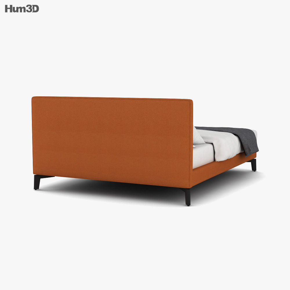 Meridiani Stone Up Bett 3D-Modell