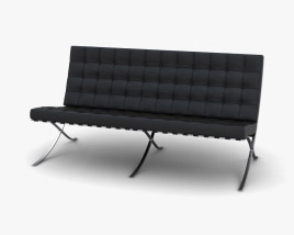 Mies Van Der Rohe Barcelona Sofa 3D-Modell