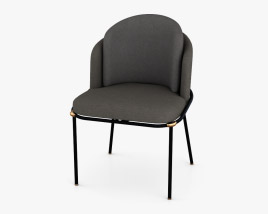 Minotti Fil Noir Chair 3D model