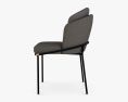 Minotti Fil Noir Chair 3d model