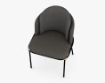 Minotti Fil Noir Chair 3d model