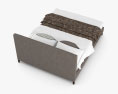 Minotti Andersen Quilt 床 3D模型