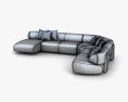 Moroso Gogan Sofa 3d model