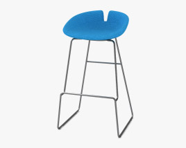 Moroso Fjord Bar stool 3D model