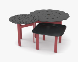 Moroso Fergana Side table 3D model