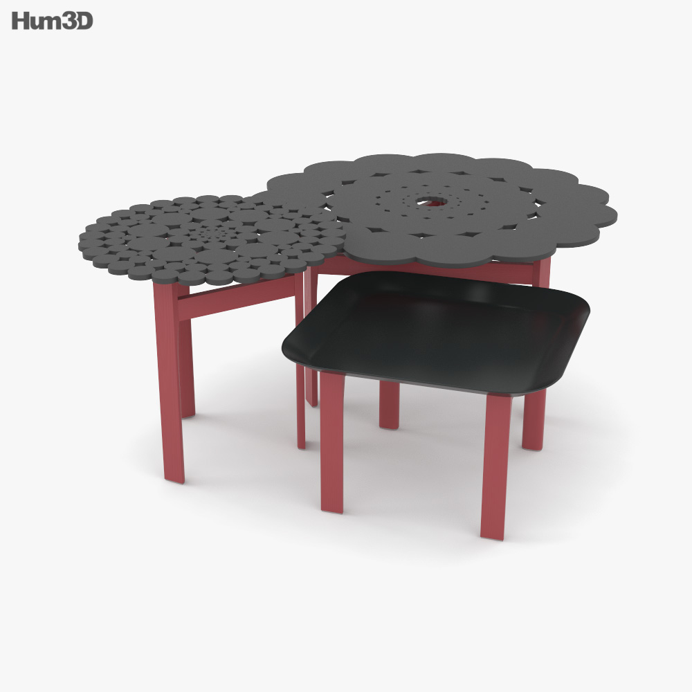 Moroso Fergana Side table 3D model