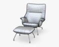 Muuto Doze Lounge chair 3d model