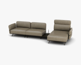 Natuzzi Pablo Sofa 3D model