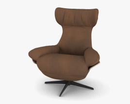 Natuzzi Ilia Recliners Armchair 3D model