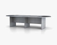 Offices To Go Racetrack Conference table 3d model