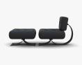 Oscar Niemeyer Alta Loungesessel 3D-Modell