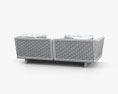 Paola Lenti Sabi Sofa 3d model
