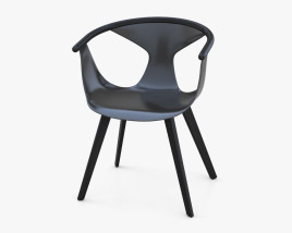 Pedrali Fox Sedia Modello 3D
